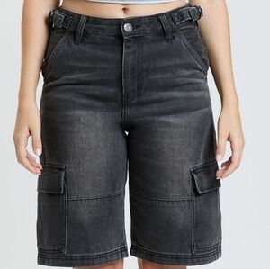 YMI Dark Blue Denim Shorts